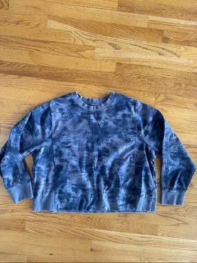 Athleta Pullover Sweatshirt in Blue Hues 1X
